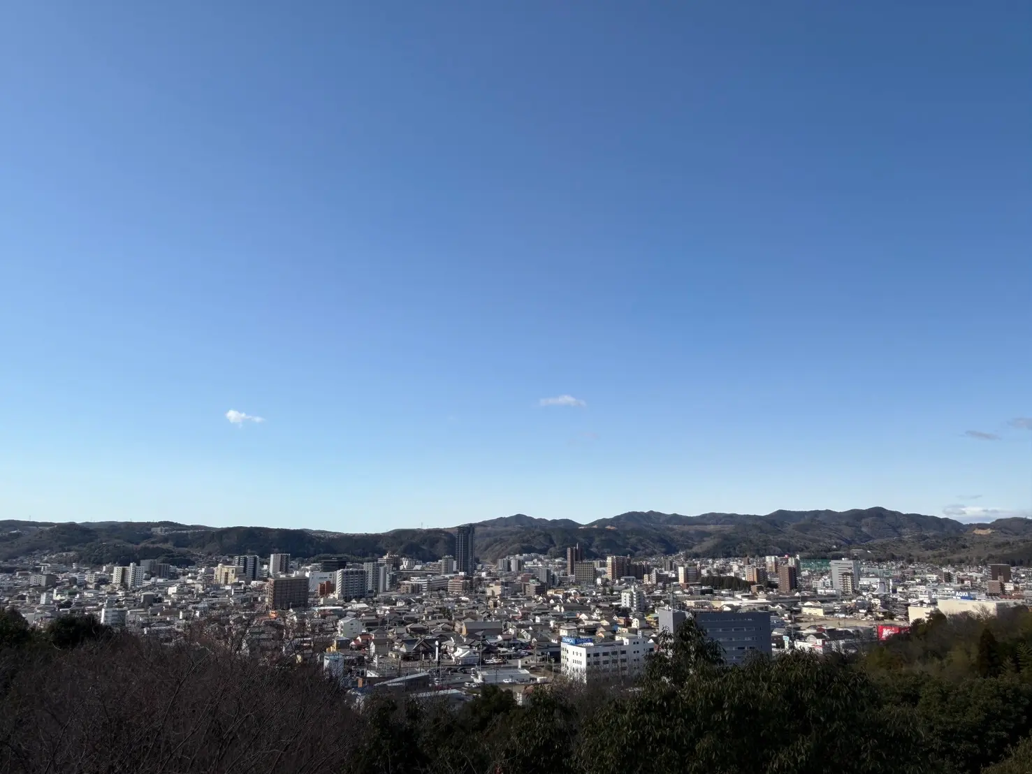 多治見市の美しい街並み